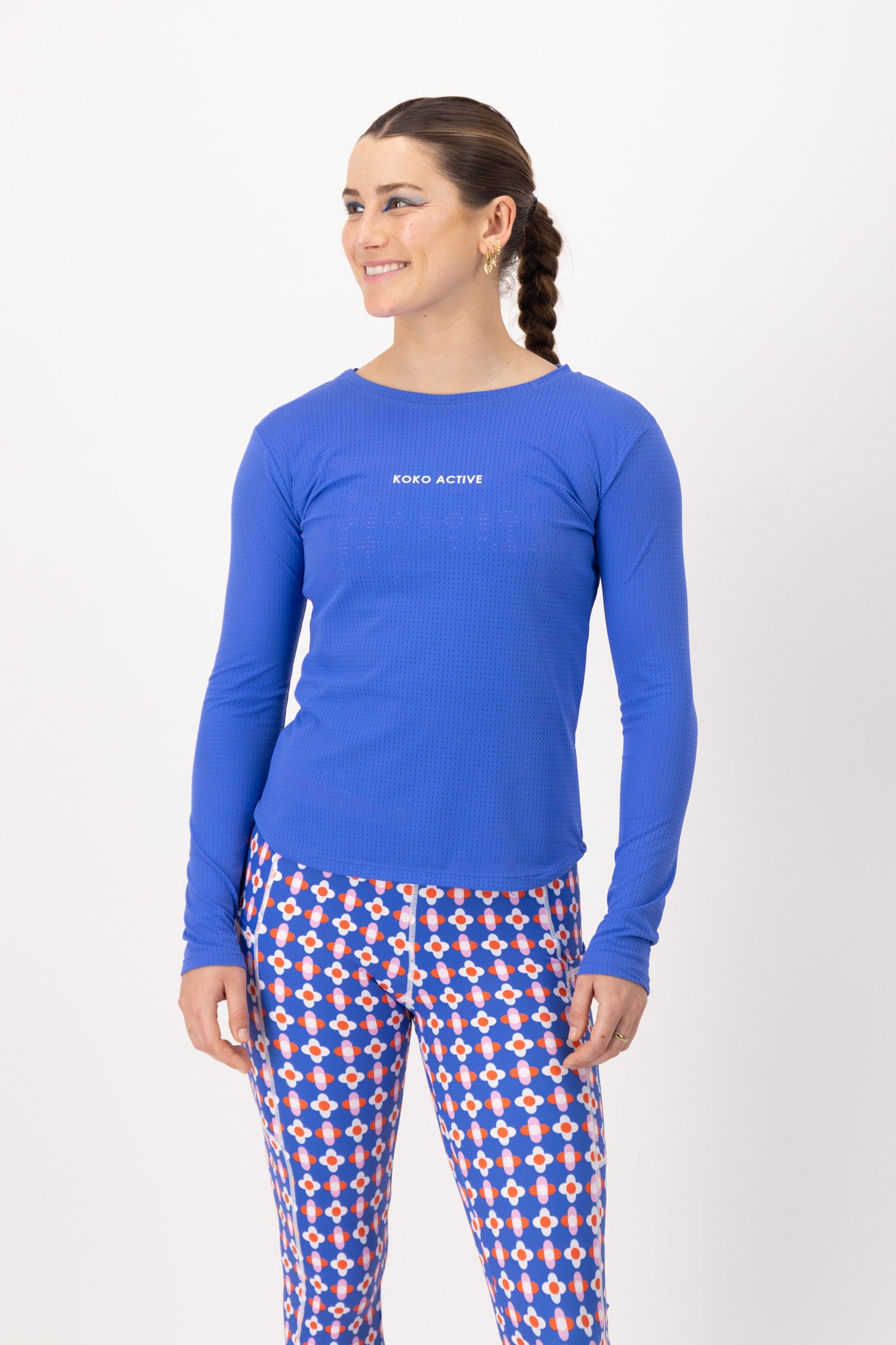 Royal Blue active long sleeve