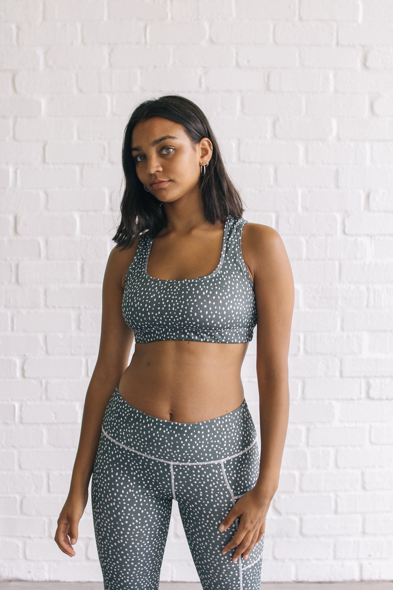 Speckled Sage Sports Bra REJECTS - Koko Active SA